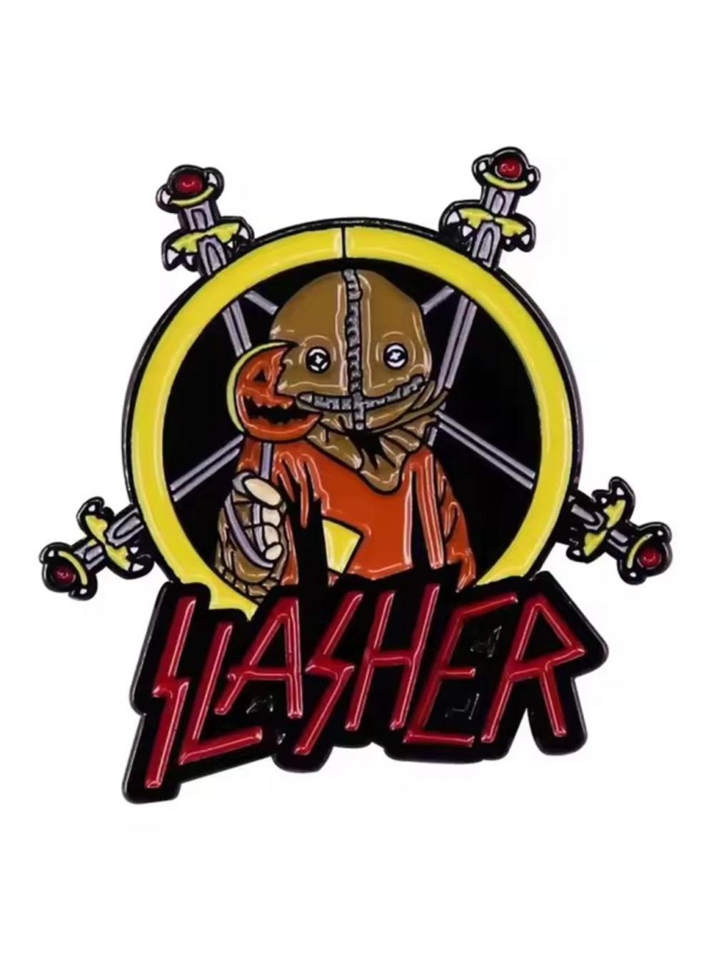 Sam From Trick ‘r Treat Slasher Horror Movie Enamel Pin